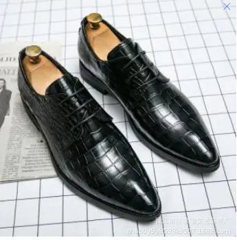 Men's Business Formal Pointed Toe Leather Shoes