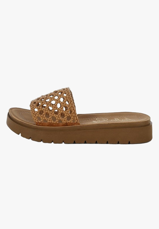 Sayura Woven Slip-On Flatforms