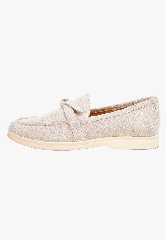 Nautica Genuine Suede Knot Detailed Loafers