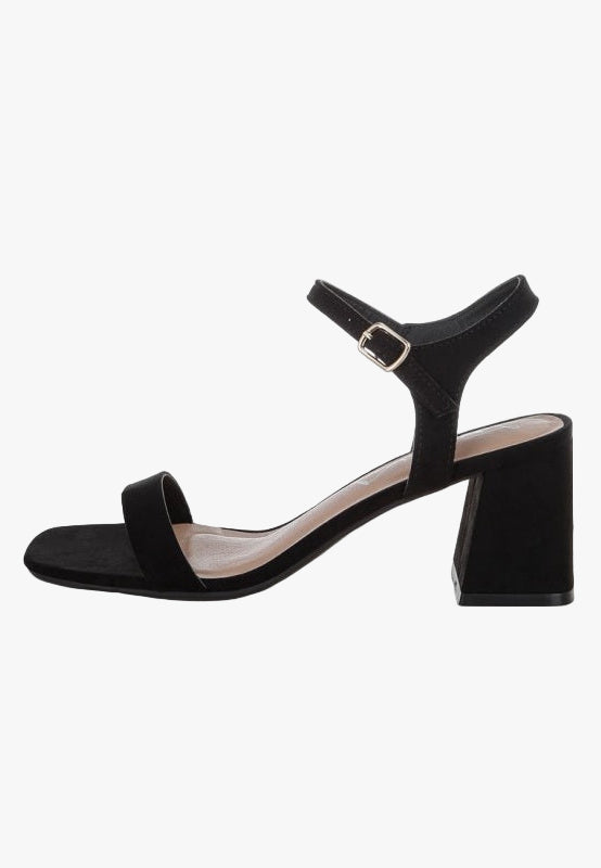 Akiya Square Toe Block Heels