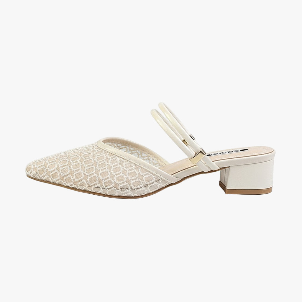 Point Toe Block Heel Sandals