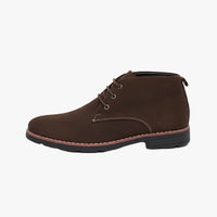brown suede chukka boots for men