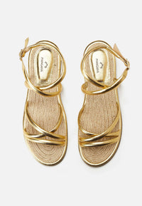 premium leather texture womens sandals durable material close up
