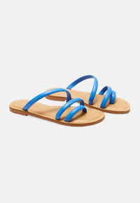 womens casual leather flat sandals summer footwear
